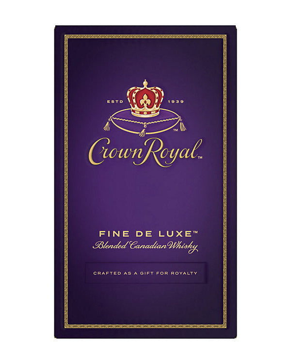 Crown Royal Fine Deluxe Blended Canadian Whisky 1Lt