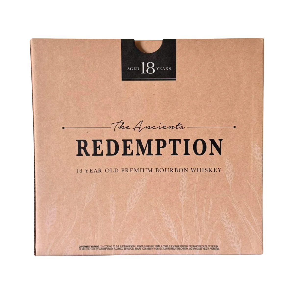 Redemption The Ancients 18 Year Old Barrel Proof Premium Bourbon Whiskey "The Ancients"