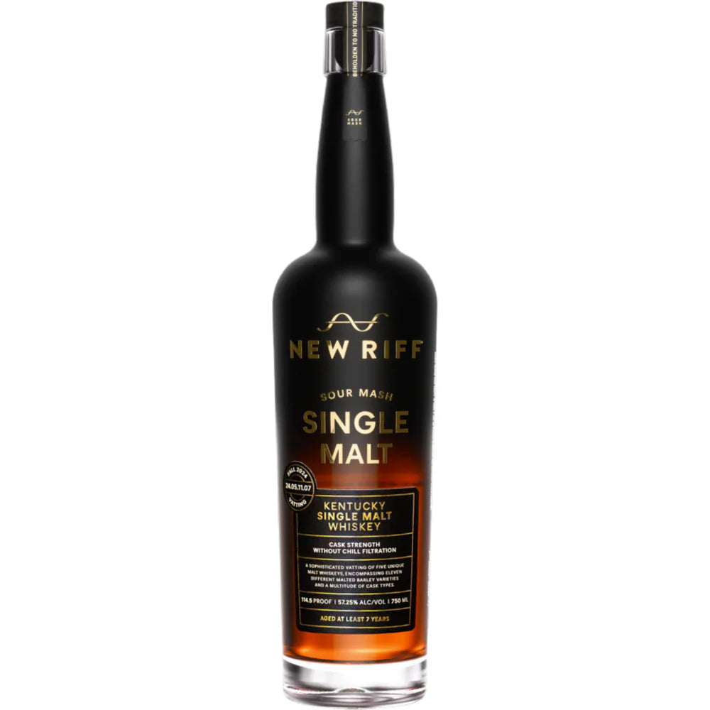 New Riff Sour Mash Single Malt Whiskey 2026 Release