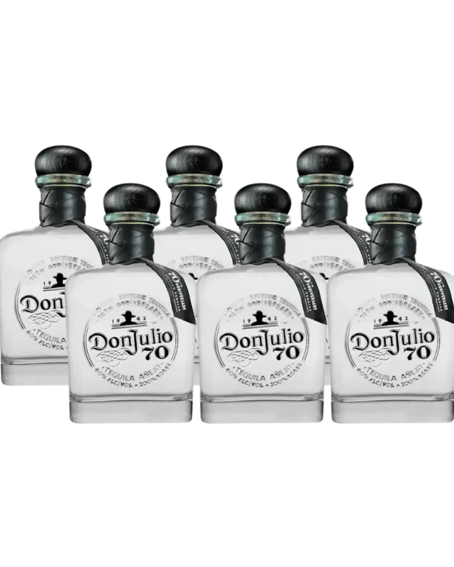 Don Julio 70 Limited Edition 70th Anniversary Claro Anejo Tequila 50ml 6-Pack