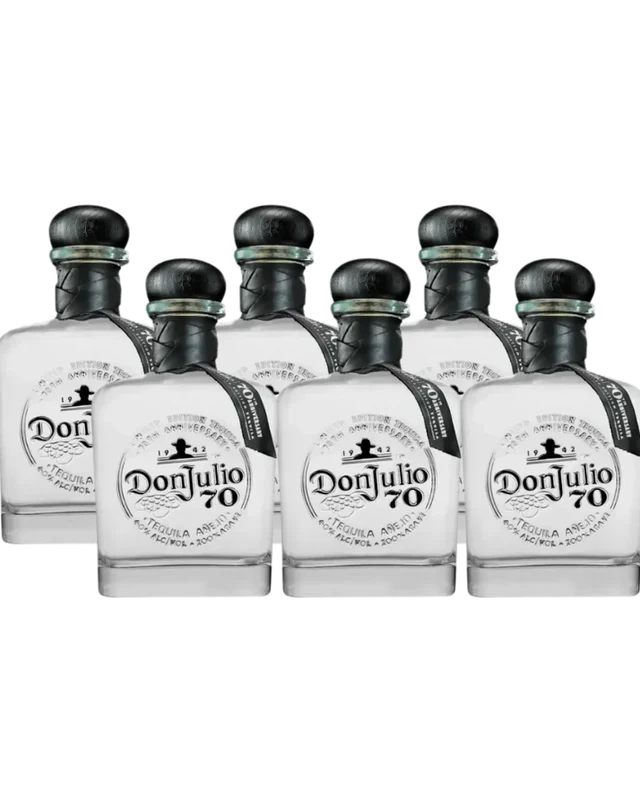 Don Julio 70 Limited Edition 70th Anniversary Claro Anejo Tequila 50ml 6-Pack