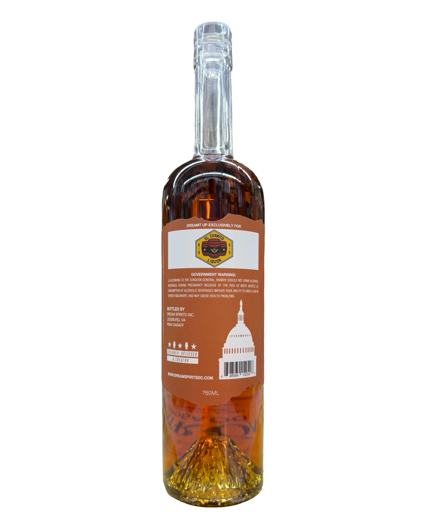 Dream Spirits 9 Year Old Barrel 708 115.6 Proof Cask Strength El Cerrito Liquor Single Barrel Store Pick Wheated Bourbon Whiskey 750ml