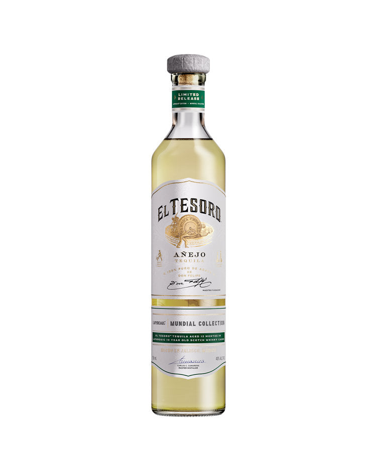 El Tesoro de Don Felipe Mundial Collection Laphroaig Casks 10 Year Old Scotch Whiskey Cask Anejo Tequila 750ml