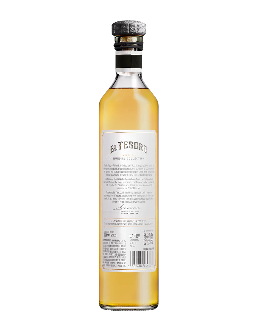 El Tesoro Mundial Yamazaki Edition Anejo Tequila 750ml