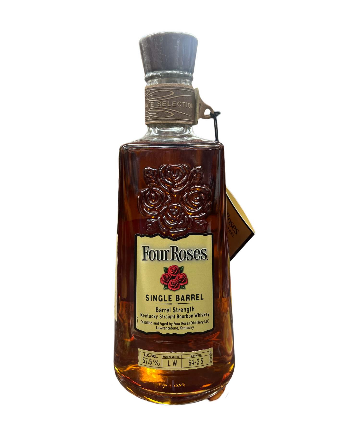 Four Roses Single Barrel Cask Strength OESK 10 Year Old 115 Proof Kentucky Straight Bourbon Whiskey