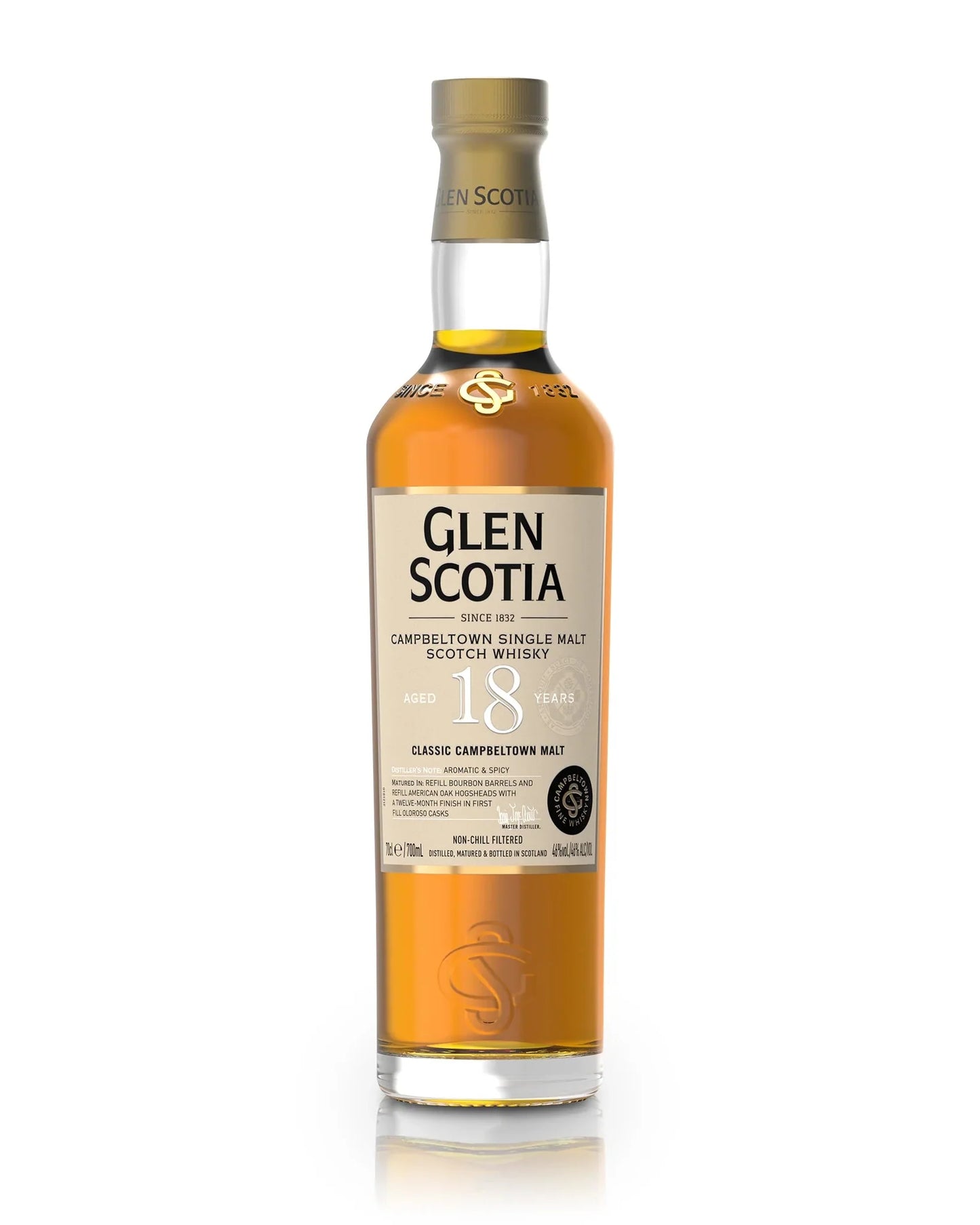 Glen Scotia 18 Year Old Single Malt Scotch Whisky 700ml