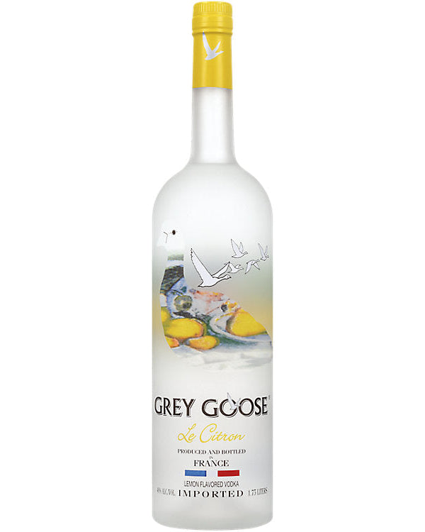 Grey Goose Le Citron Lemon Flavored Vodka 1.75Lt