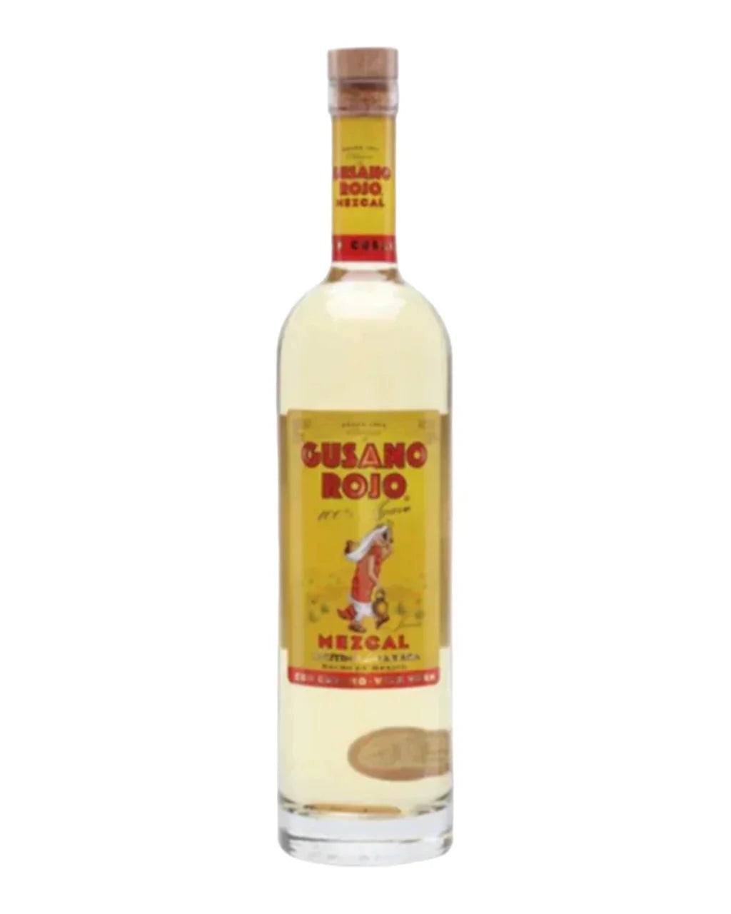 Gusano Rojo with Worm Artesanal Mezcal