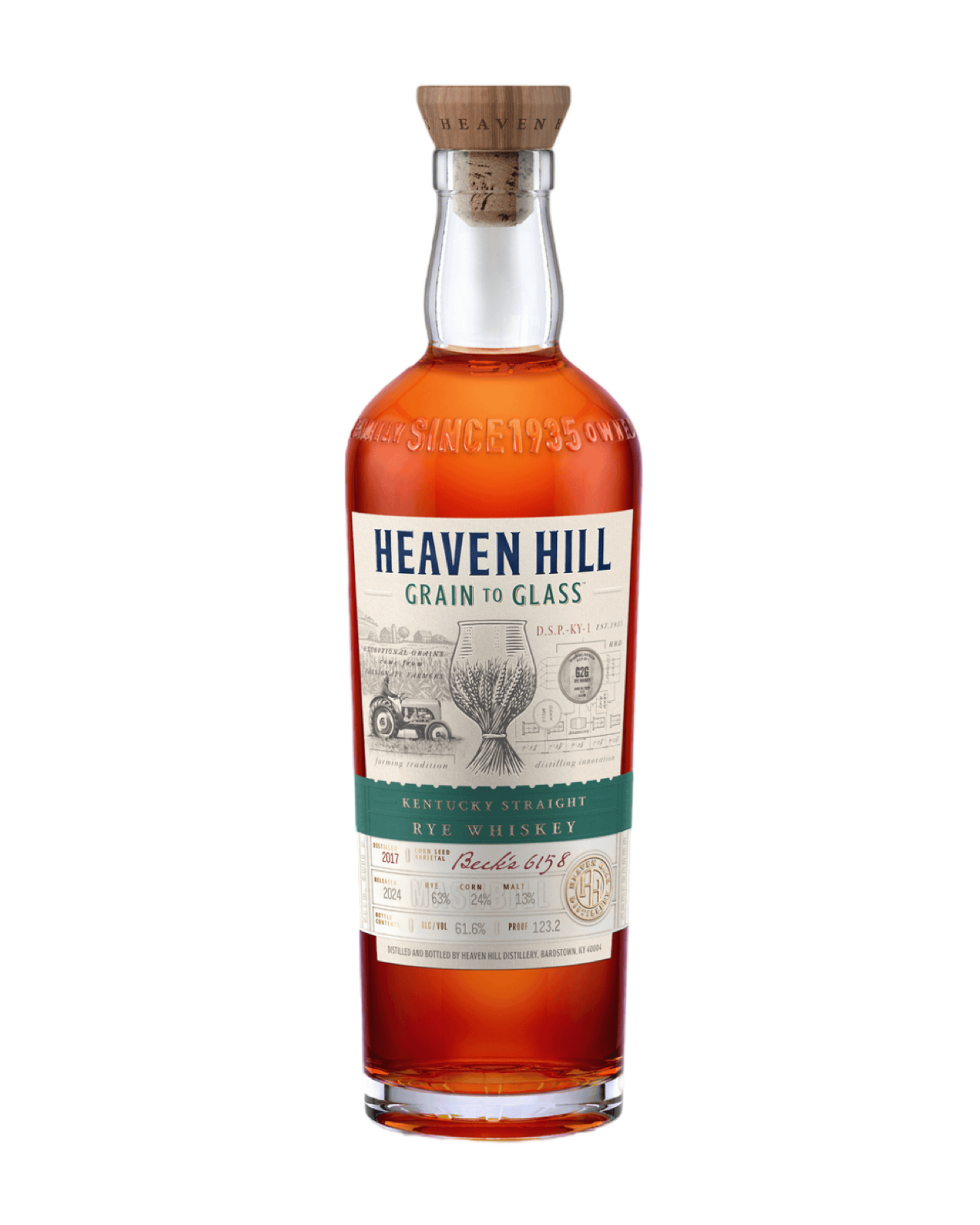 Heaven Hill Grain to Glass Straight Rye Whiskey 700ml