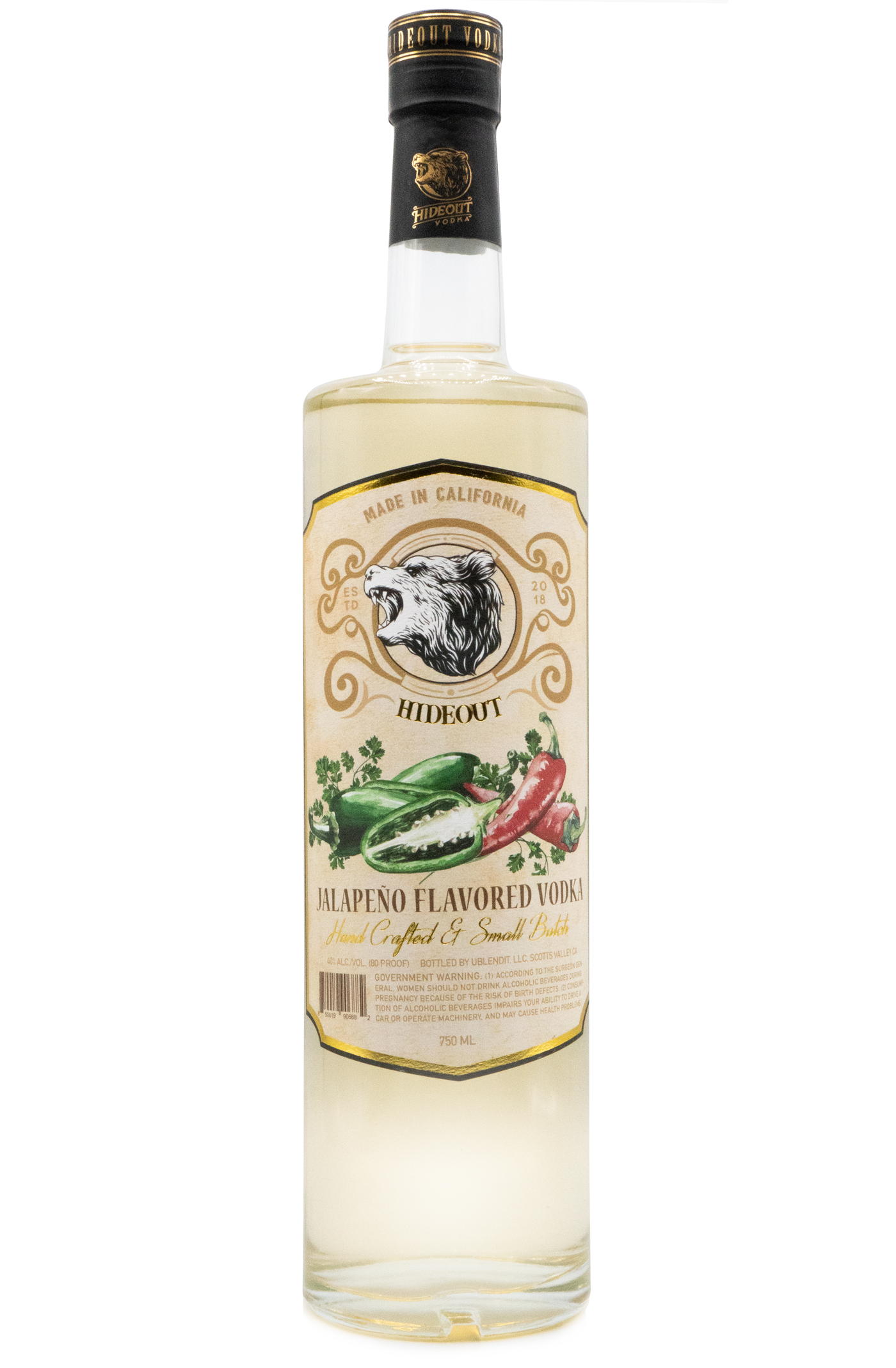 Hideout Spicy Vodka 750ml