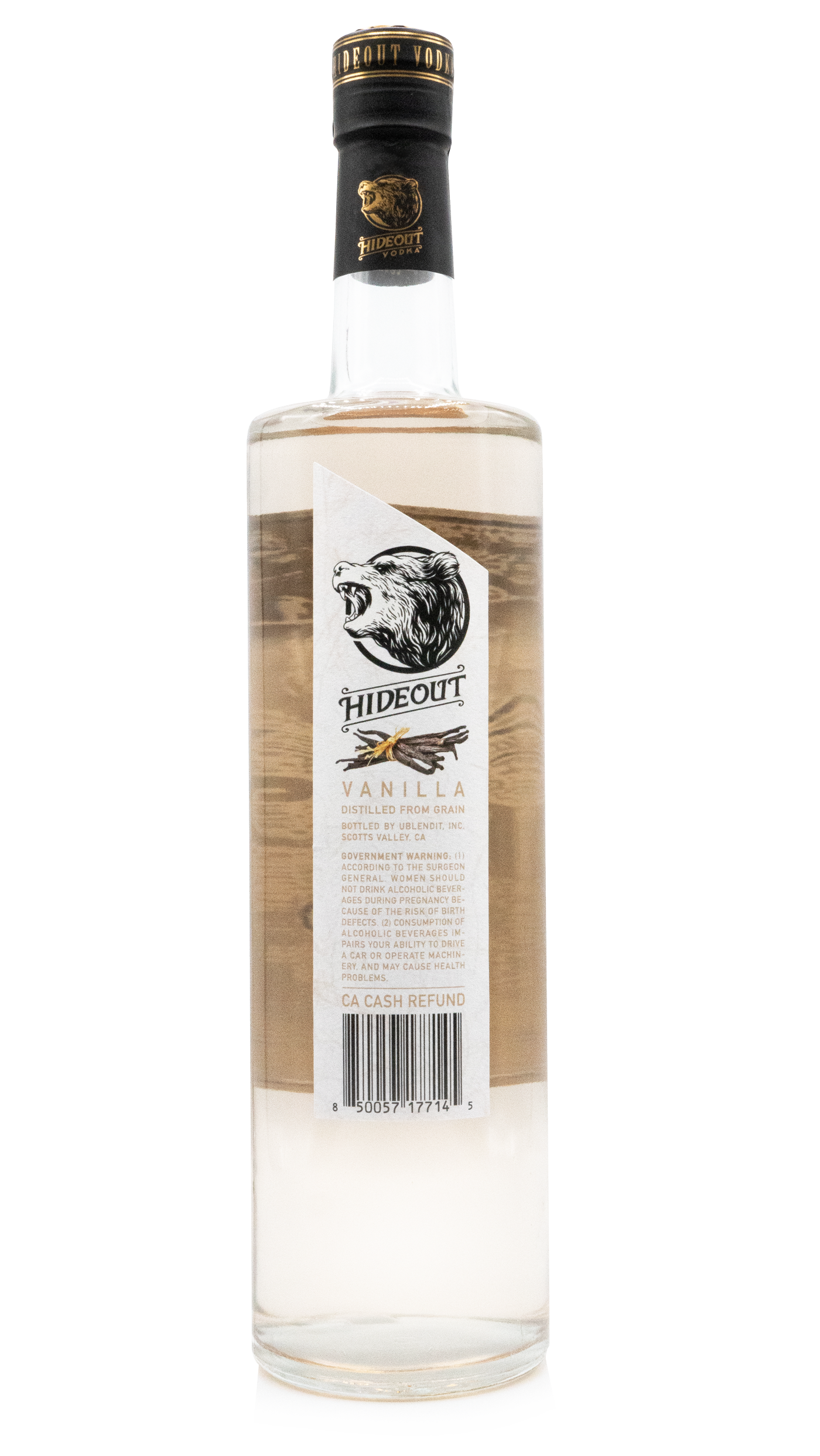 Hideout Vanilla Vodka 750ml