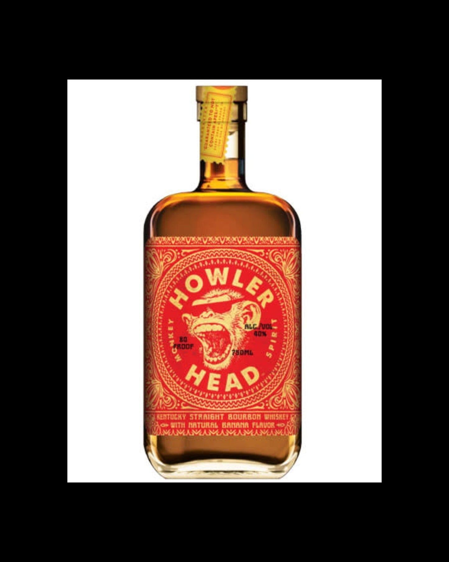 Howler Head Banana Flavored Bourbon Whiskey 750ml