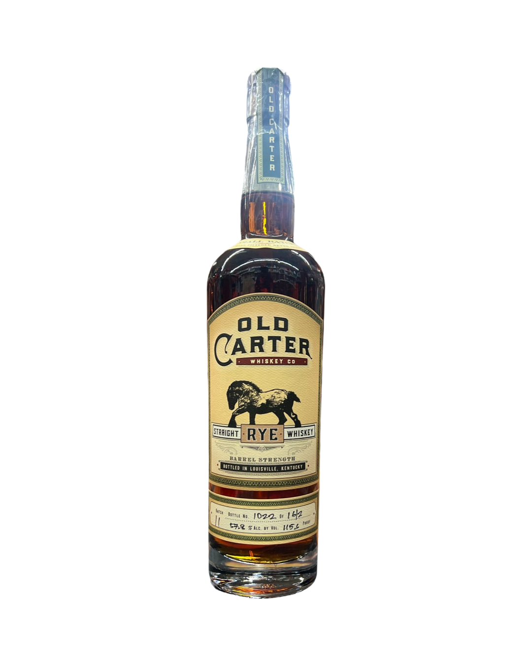 Old Carter Batch 11 Barrel Strength Straight Rye Whiskey 750ml