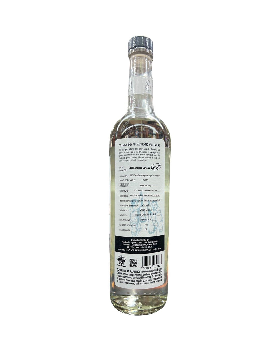 Real Minero Tequilana Still Strength & Lax Mezcal Club Exclusive Release El Cerrito Liquor Store Pick 750ml