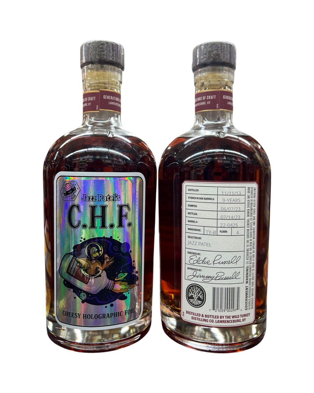 Wild Turkey Single Barrel El Cerrito Liquor Store Pick Kentucky Straight Bourbon Whiskey Special Bundle 4-Pack