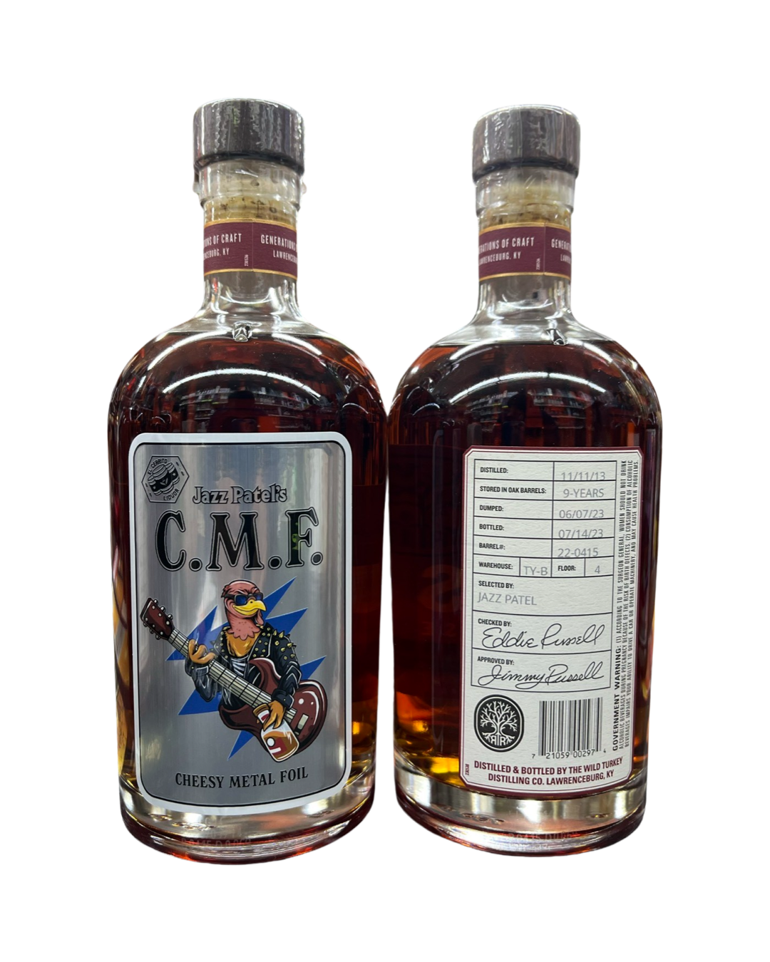 Wild Turkey Single Barrel El Cerrito Liquor Store Pick Kentucky Straight Bourbon Whiskey Special Bundle 4-Pack