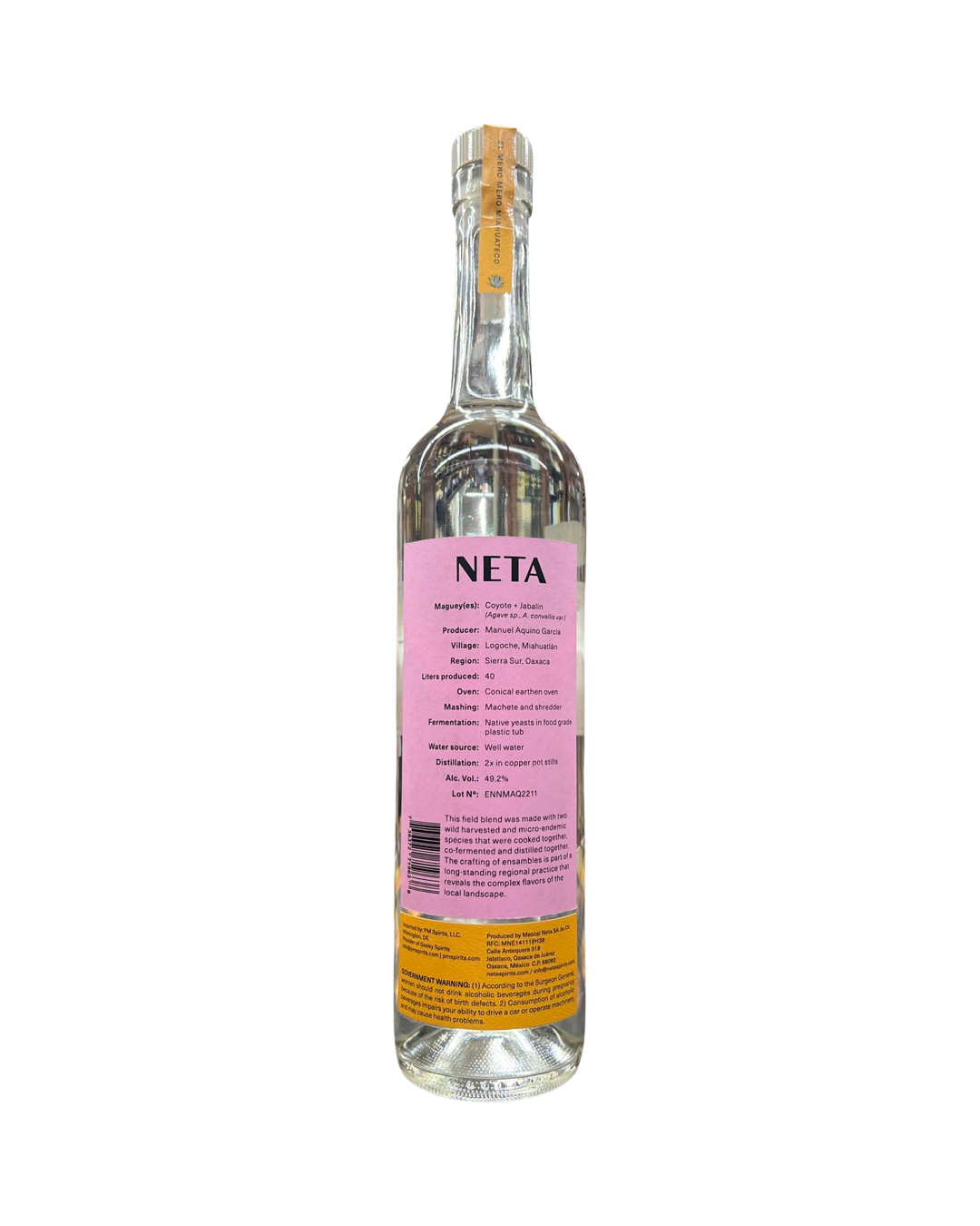 Neta Coyote & Jabalin Ensamble Lax Mezcal Club Exclusive Release El Cerrito Liquor Store Pick Mezcal
