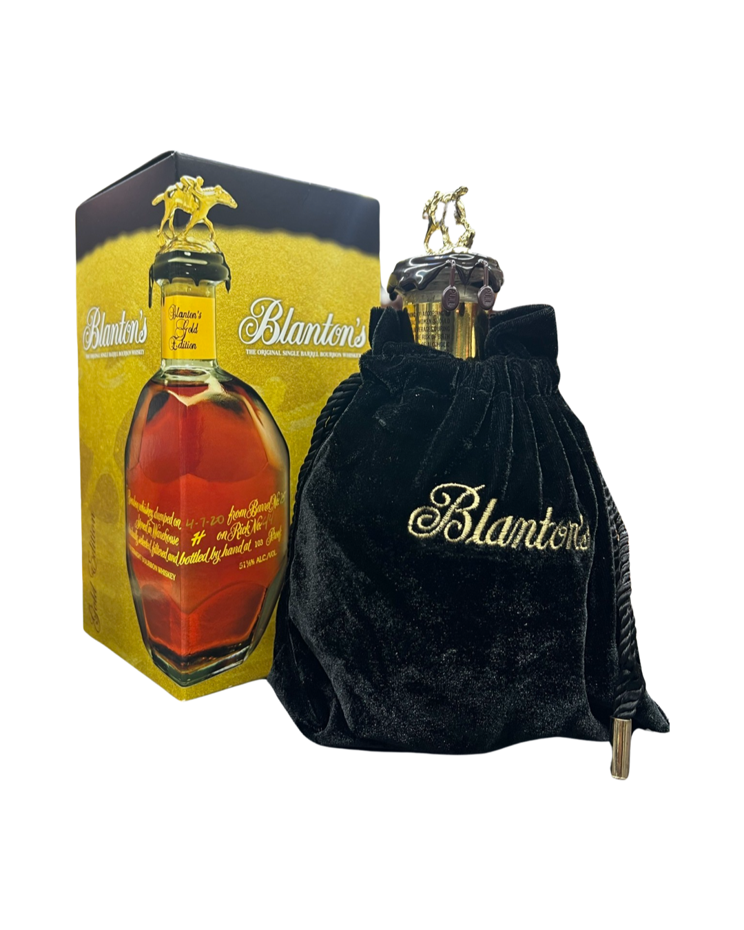 Blanton’s Gold Edition Single Barrel El Cerrito Liquor Exclusive Kentucky Straight Bourbon Whiskey 750ml