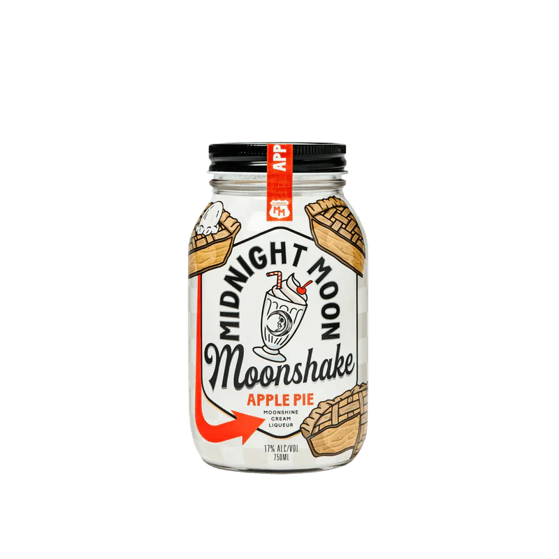 Junior Johnson Midnight Moon Moonshake Apple Pie Cream Liqueur 750ml