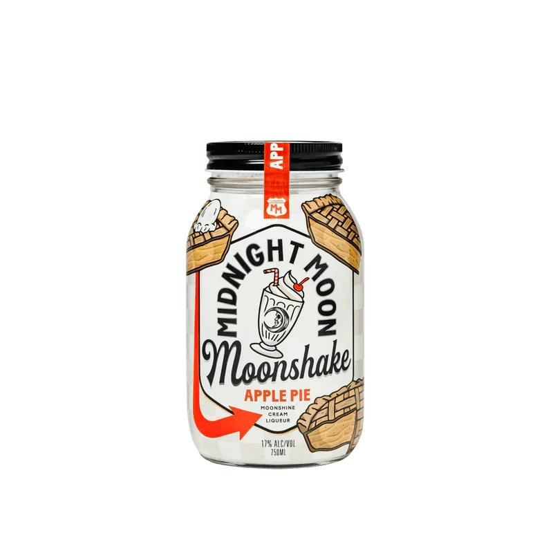 Junior Johnson Midnight Moon Moonshake Apple Pie Cream Liqueur 750ml