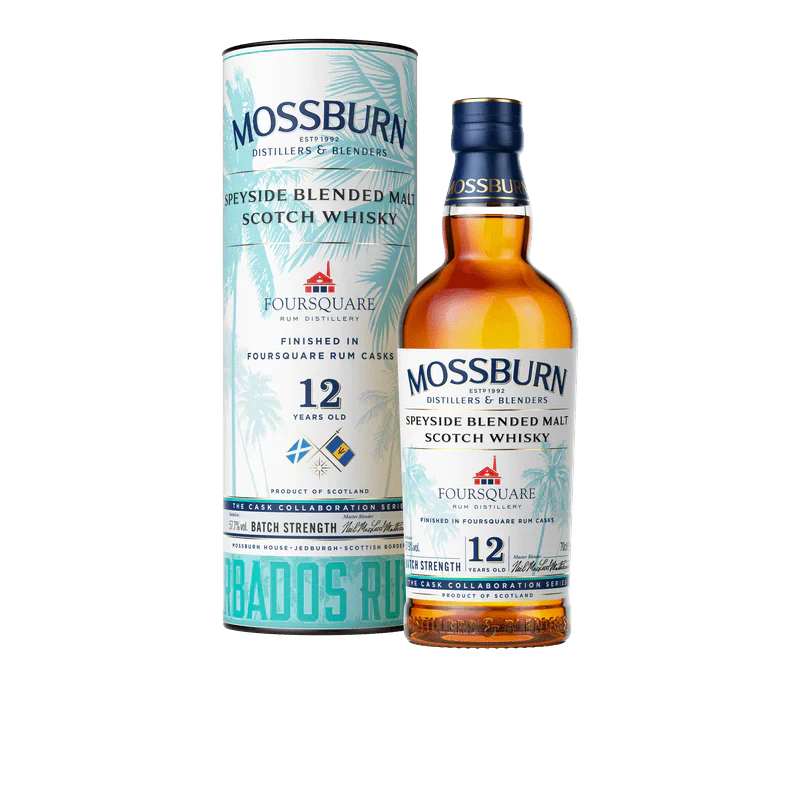 Mossburn Foursquare Rum Cask 12 Year Old Blended Malt Scotch Whisky