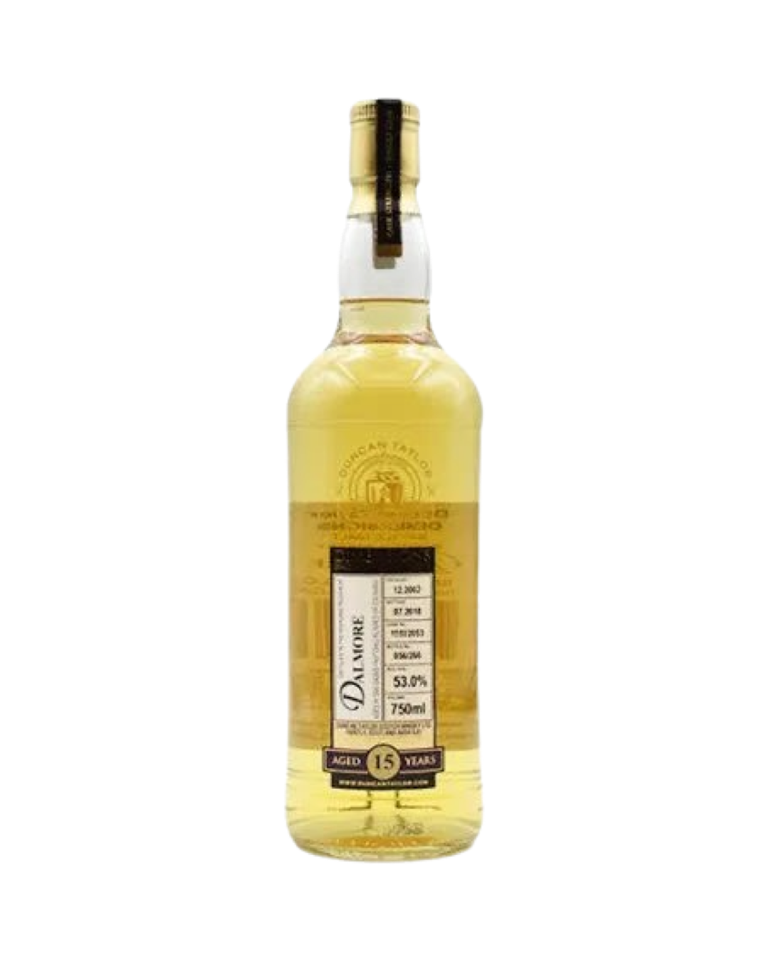 2002 Dalmore 15 Year Duncan Taylor Dimensions Cask Strength Single Barrel Non-chill Filtered Highland Single Malt Scotch Whisky 750ml