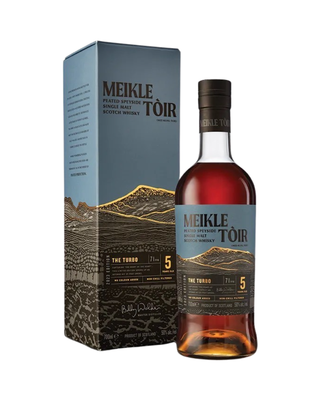 Meikle Toir 5 Year Old The Turbo Peated Single Malt Scotch Whisky 700ml