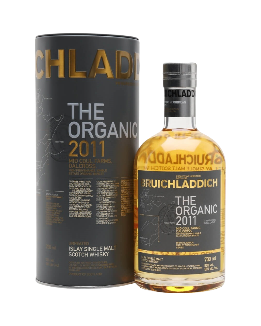 2011 Bruichladdich Organic Islay Single Malt Scotch Whisky 750ml
