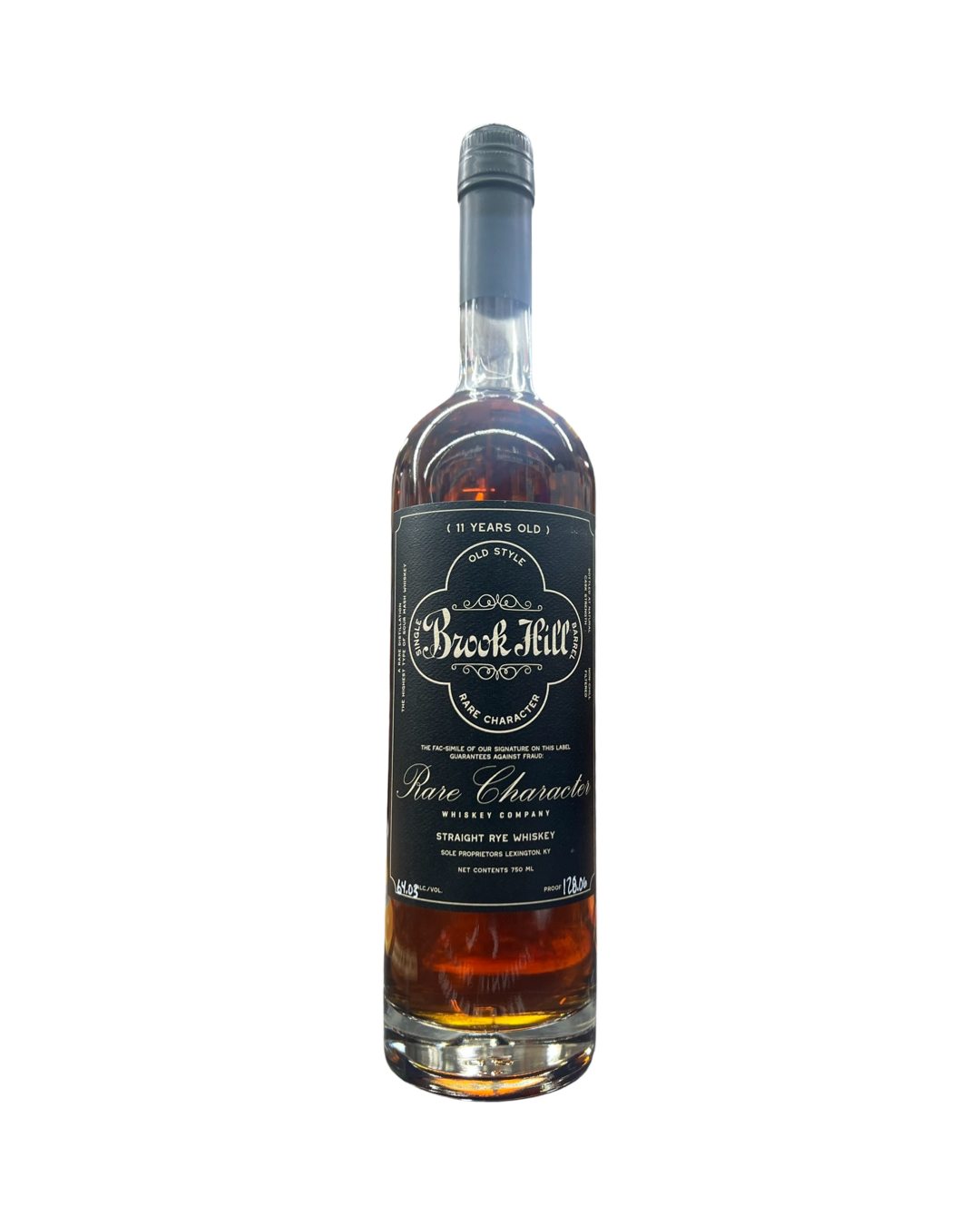 Brook Hill 11 Year Old Cask Strength By Rare Character Kentucky Straight Rye Whiskey 750ml
