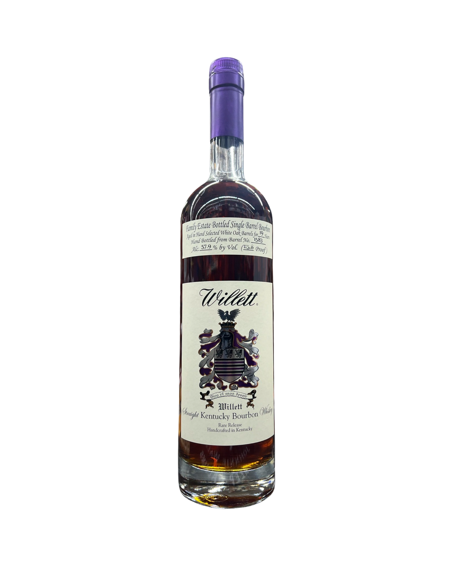 Willett Family Estate Bottled Single Barrel 19 Year Old Straight Bourbon Whiskey