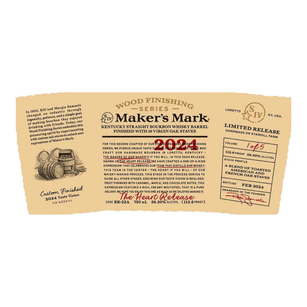 Maker’s Mark Wood Finishing Series 2024: The Heart Release (Coming Soon)