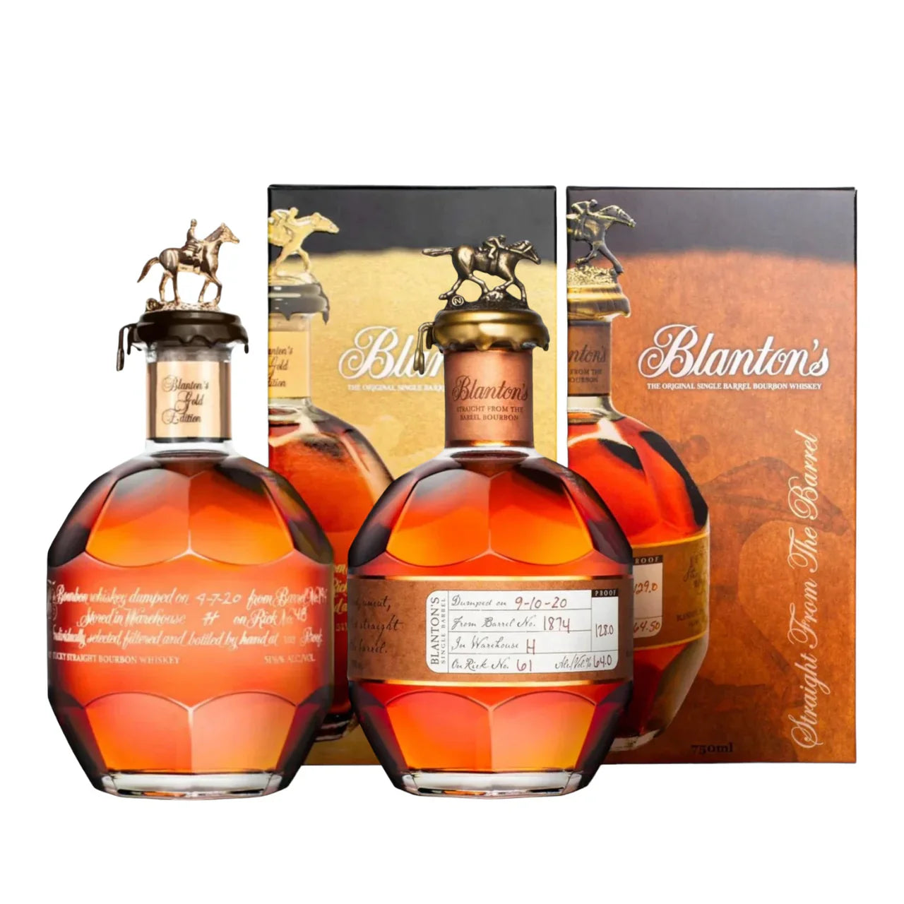 Blanton’s Gold Edition & Straight From The Barrel Bundle 2-Pack