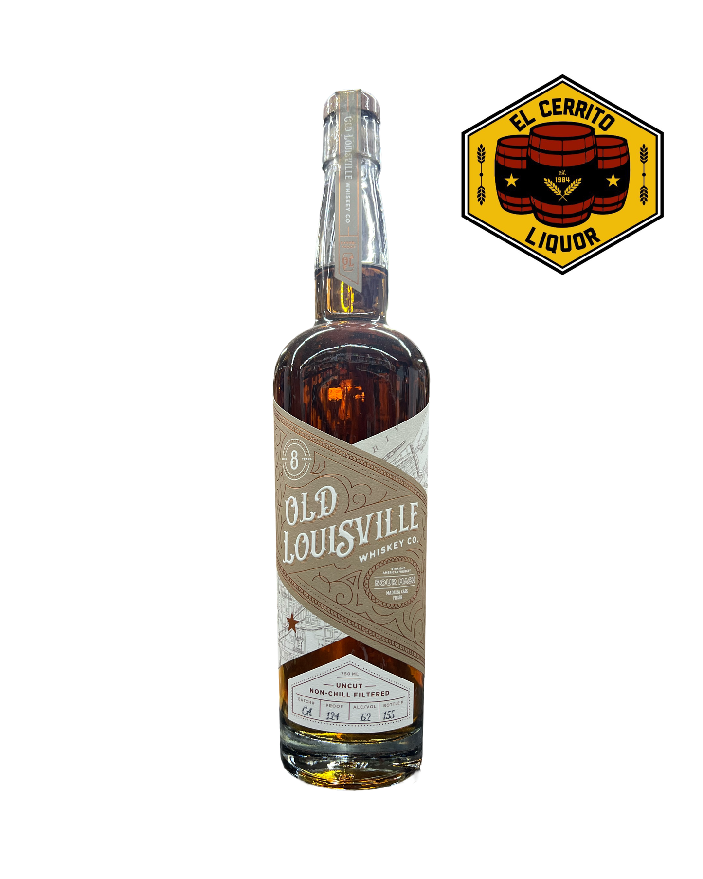 Old Louisville 8 Year Old Maple Cask Finish Sour Mash Whiskey