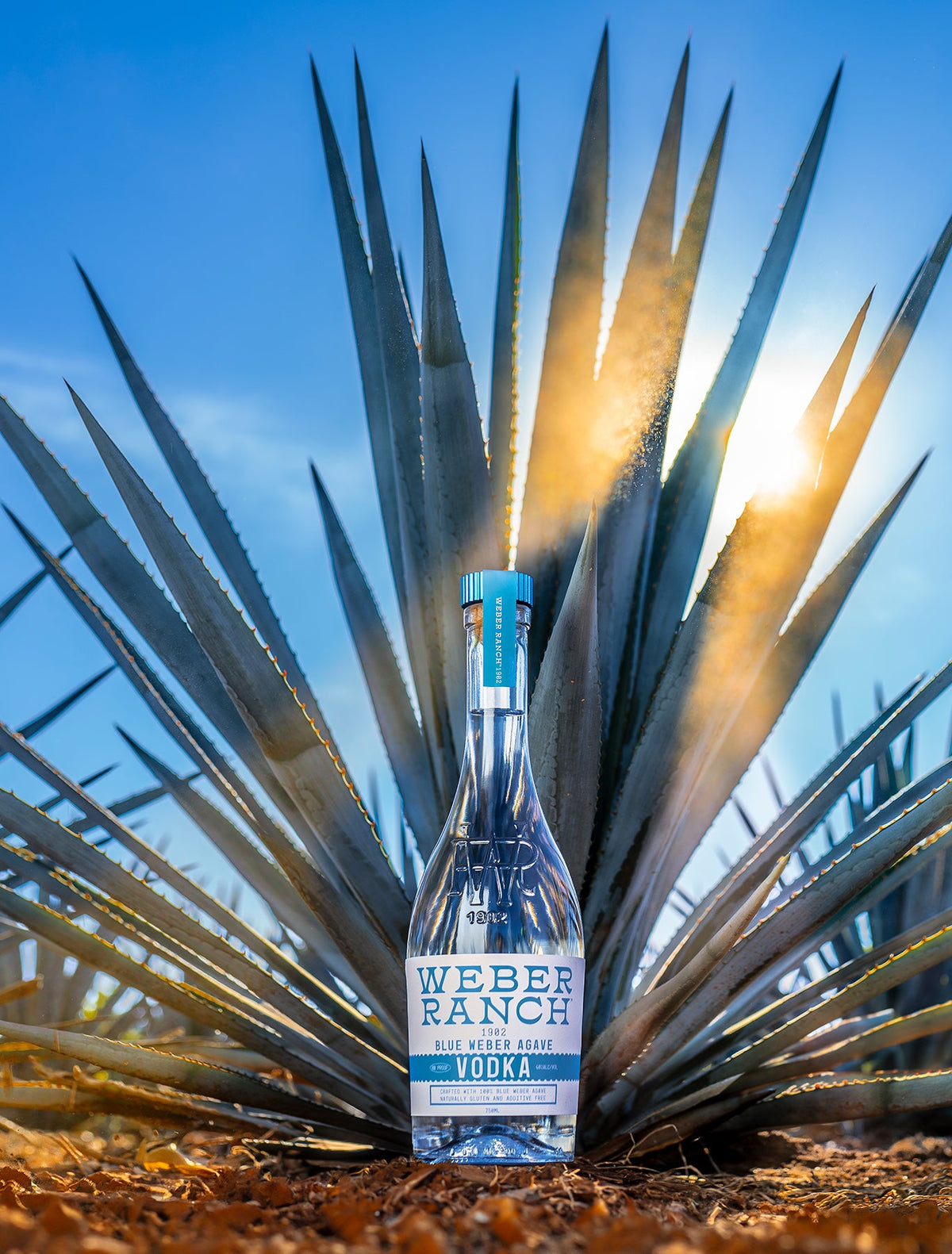 Weber Ranch Blue Weber Agave Vodka 750ml