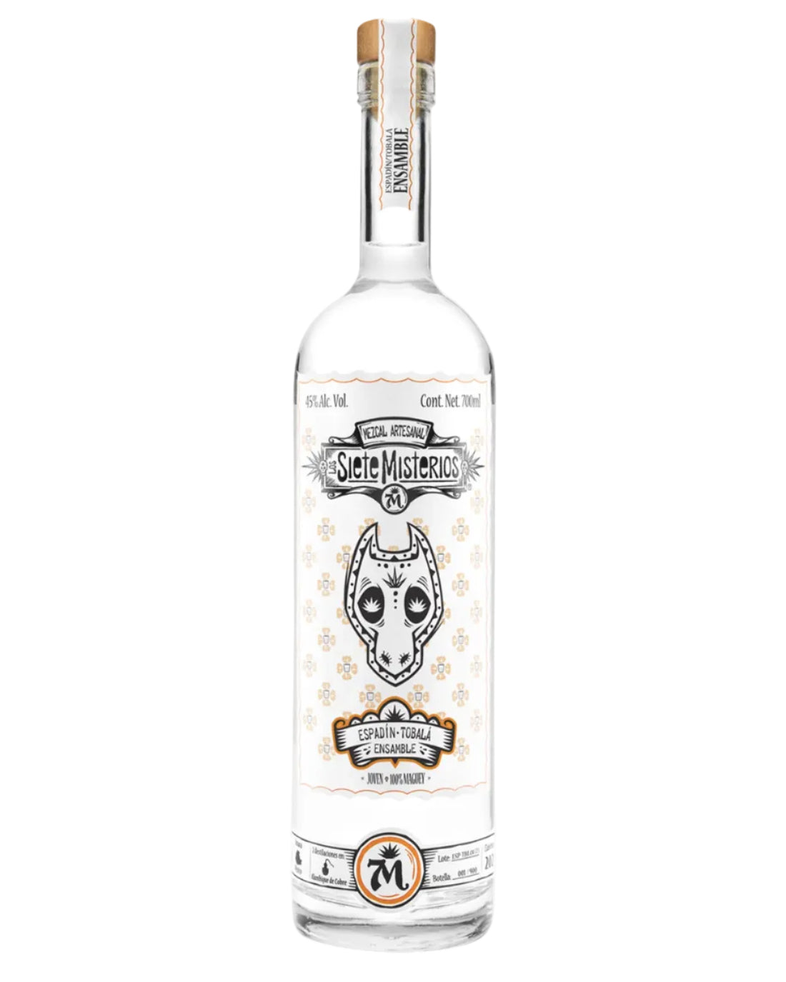 Los Siete Misterios Espadin - Tobala Ensamble Mezcal Joven 750ml
