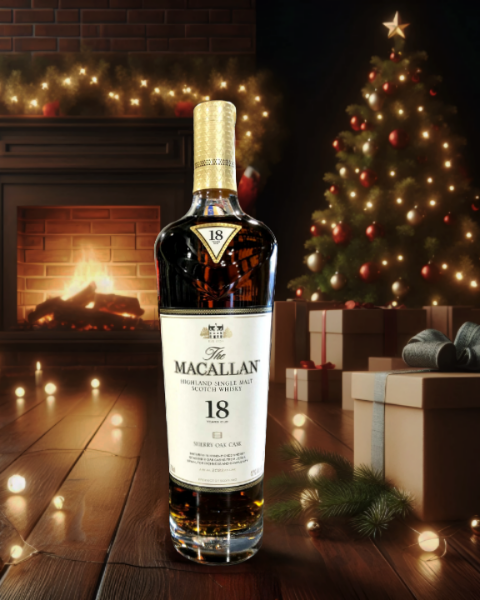 Macallan 18 Year Old Sherry Oak Single Malt Scotch Whisky 750ml