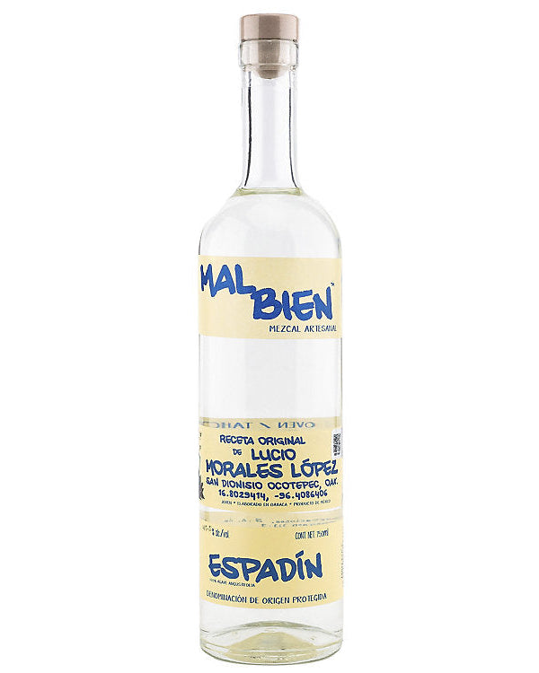 Mal Bien Artesanal Lucio Morales Lopez Espadin Mezcal 750ml