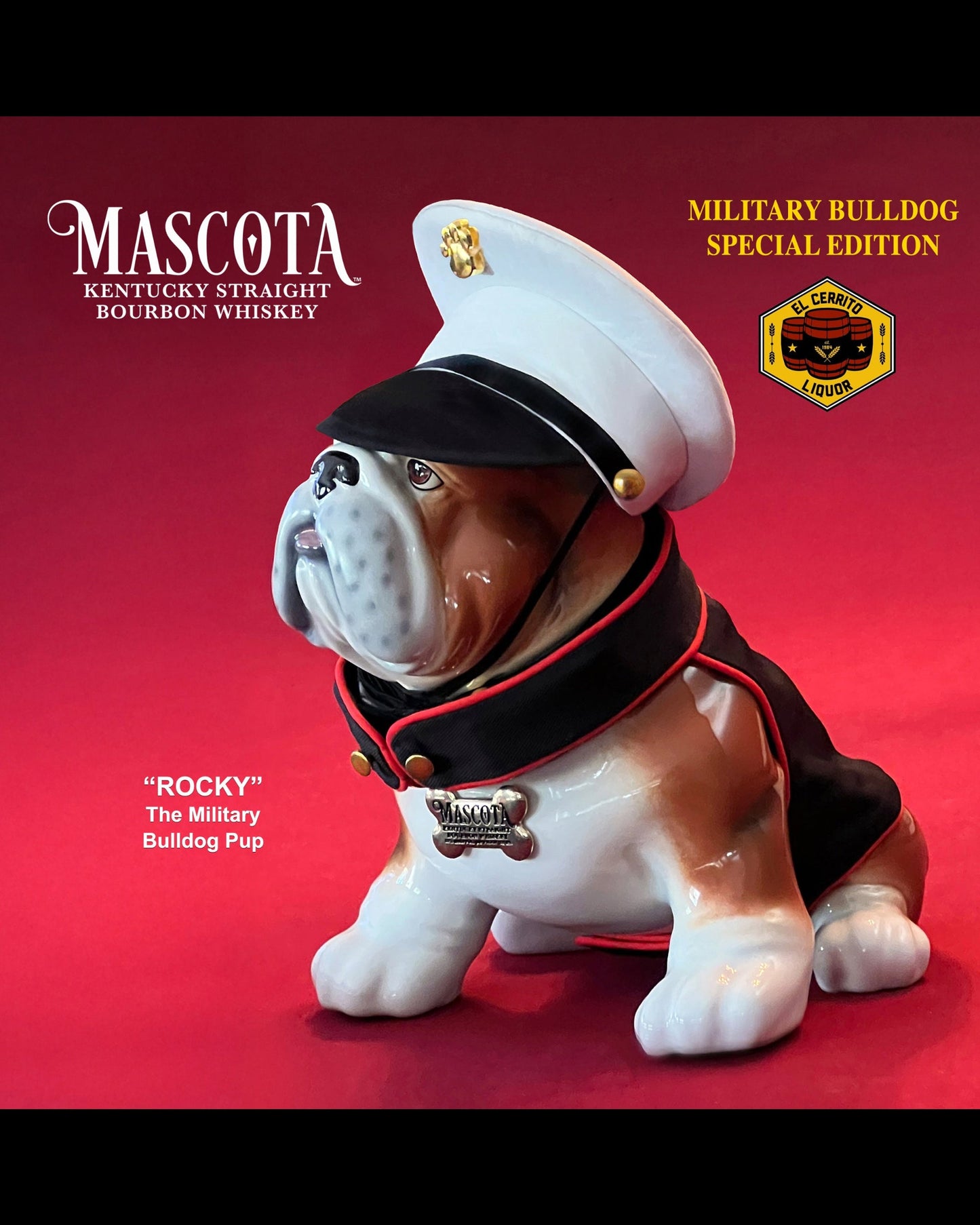 Mascota Military Bulldog 250th Anniversary Special Edition Kentucky Straight Bourbon Whiskey
