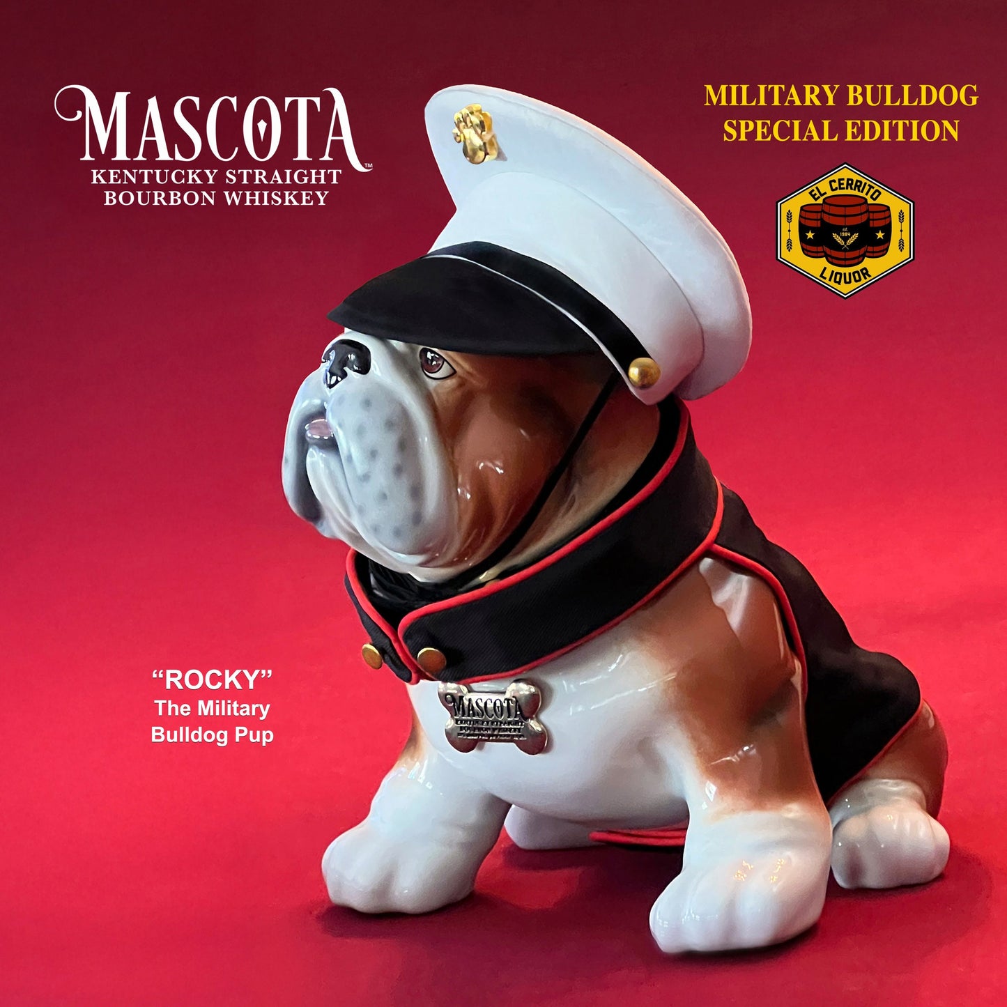 Mascota Military Bulldog 250th Anniversary Special Edition Kentucky Straight Bourbon Whiskey