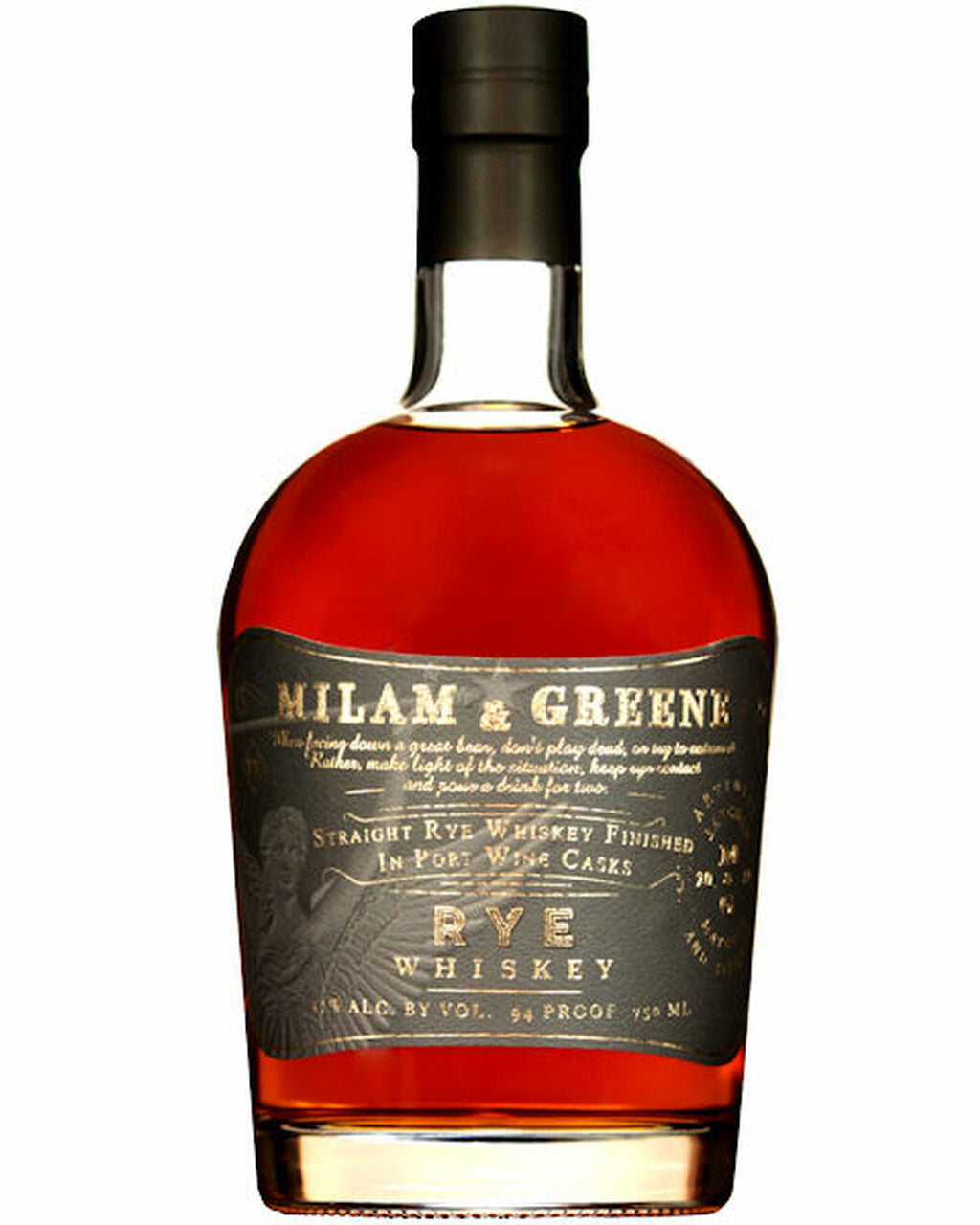 Milam & Greene Port Cask Finished Rye Whiskey 750ml