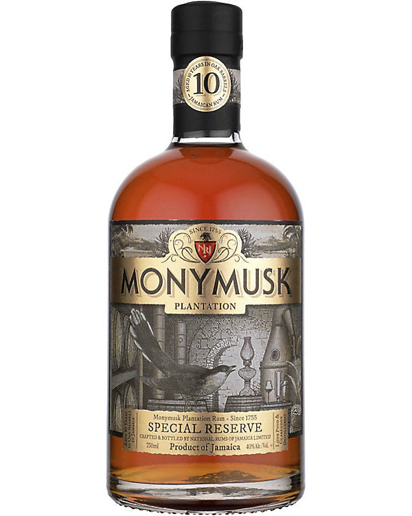 Monymusk Plantation 10 Year Old Special Reserve Rum 750ml