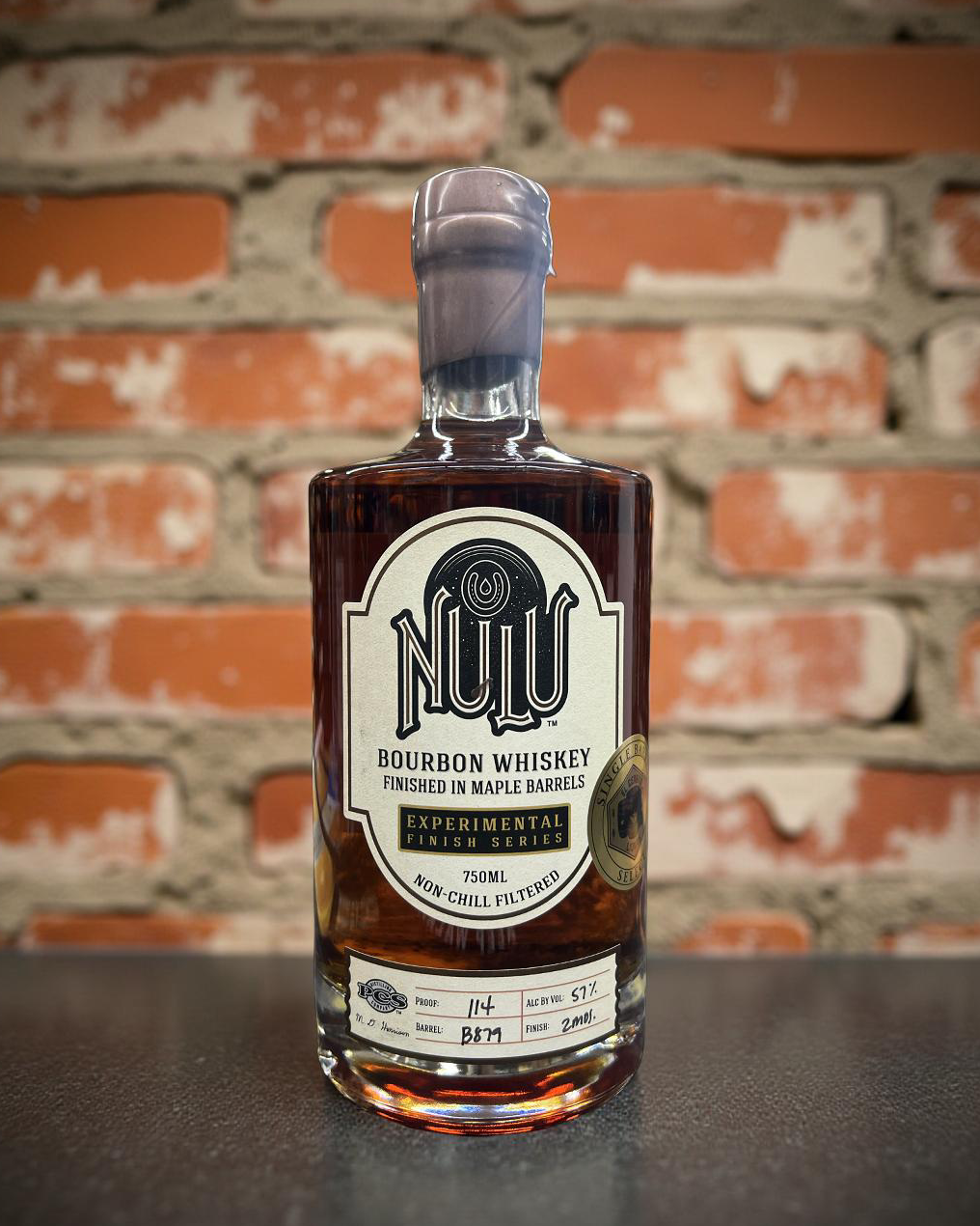 Nulu Finished In Maple Barrels Single Barrel El Cerrito Liquor Store Pick Bourbon Whiskey
