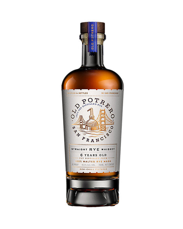 Old Potrero Toasted Barrel 6 Year Old Straight Rye Whiskey 750ml