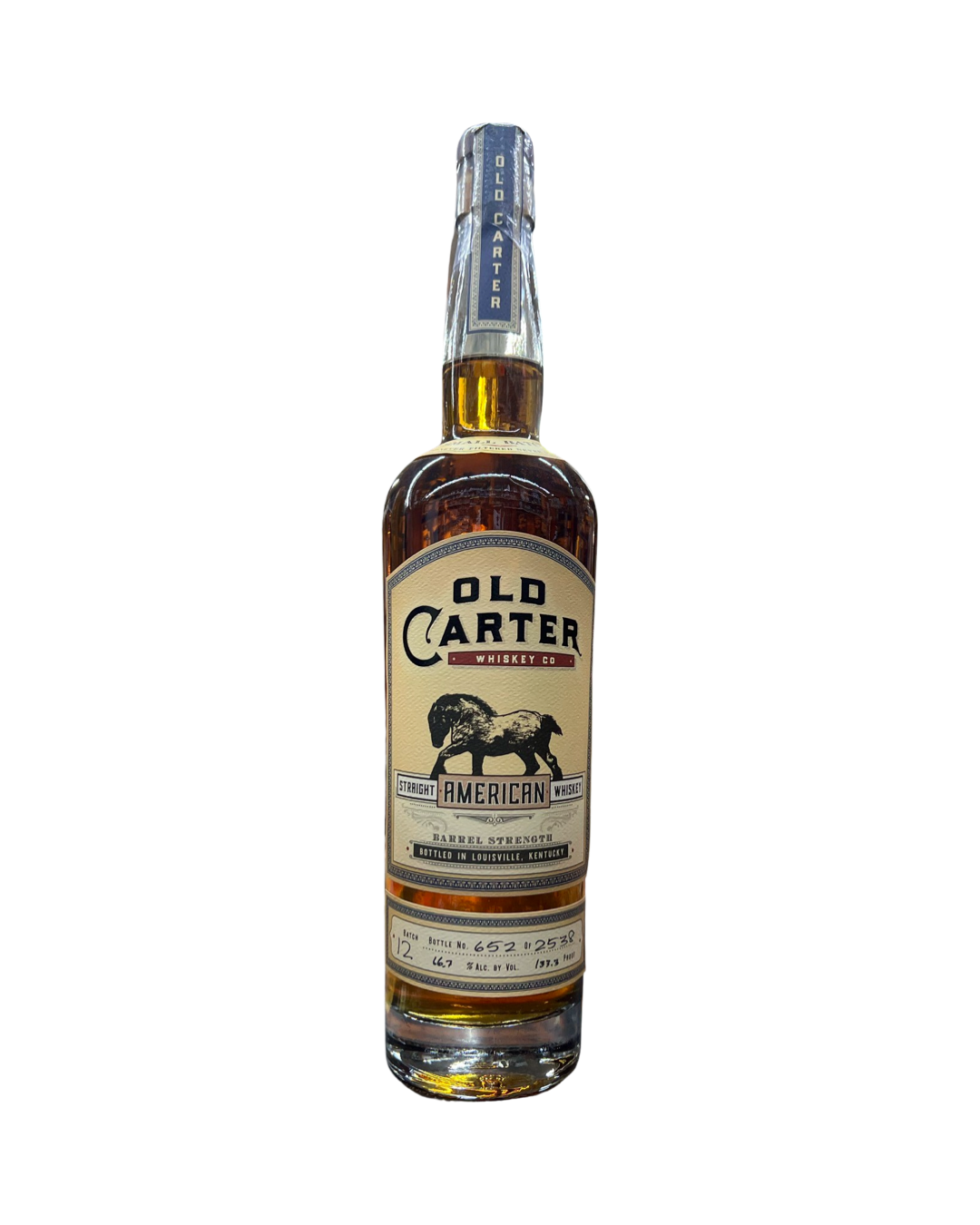 Old Carter Batch 12 Old Straight American Whiskey 750ml
