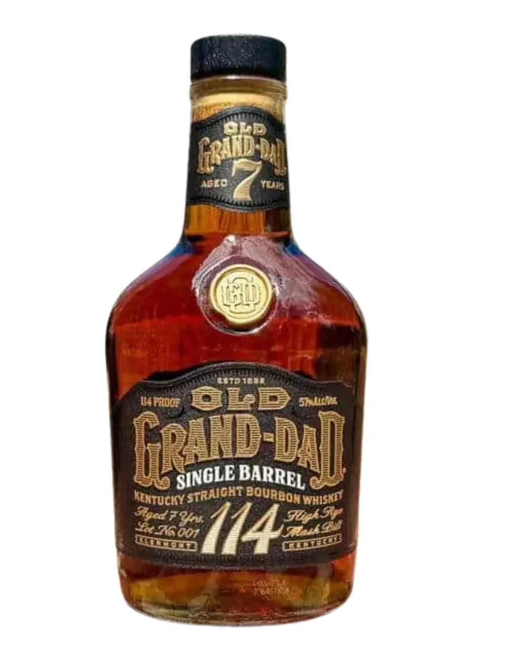 Old Grand-Dad 7 Year Single Barrel 114 Proof Kentucky Straight Bourbon Whiskey