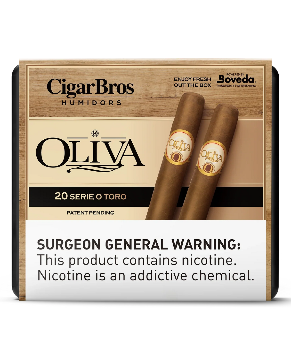 Oliva Serie O Toro Cigar With Personal Humidor by CigarBros (Box of 20)