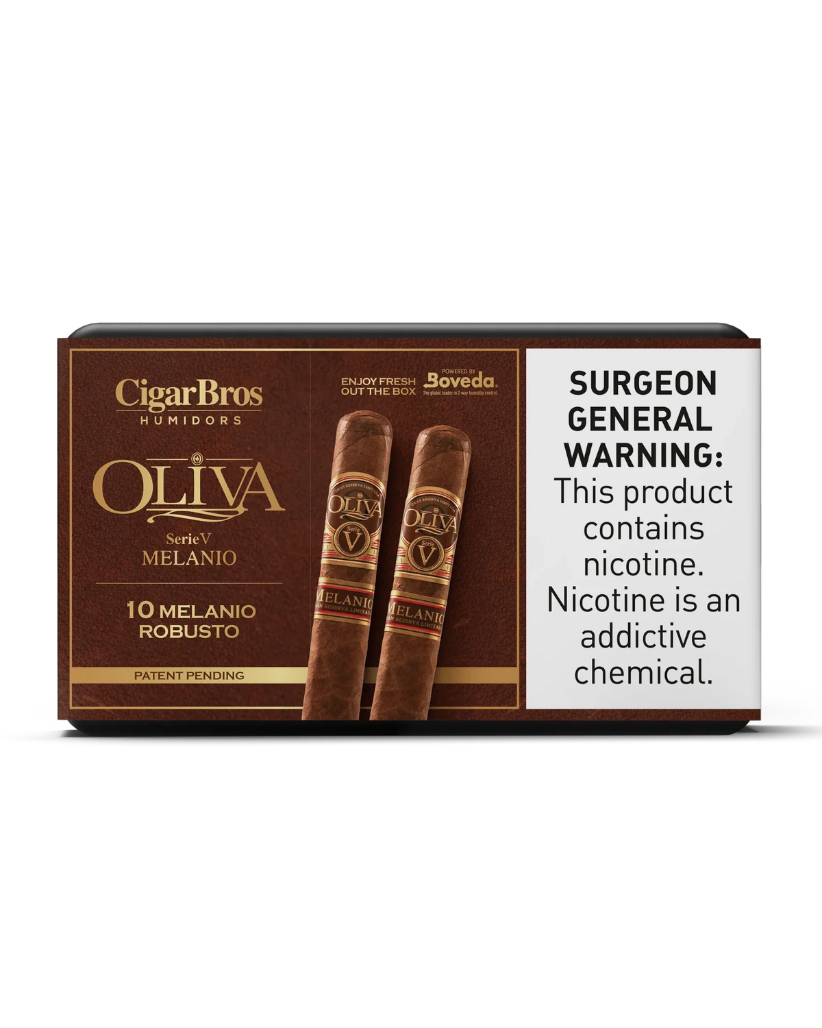 Oliva Serie V Melanio Robusto Cigar With Personal Humidor by CigarBros (Box of 10)