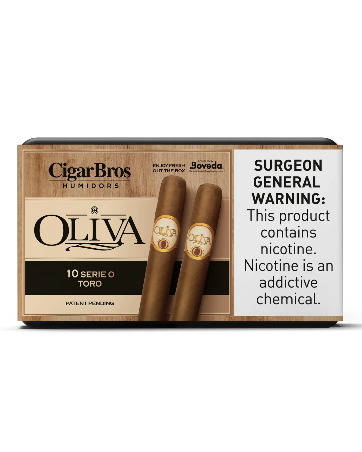 Oliva Serie O Toro Cigar With Personal Humidor by CigarBros (Box of 10)