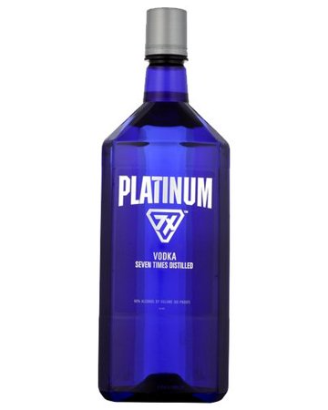 Platinum 7x Seven Times Distilled Vodka 1.75Lt