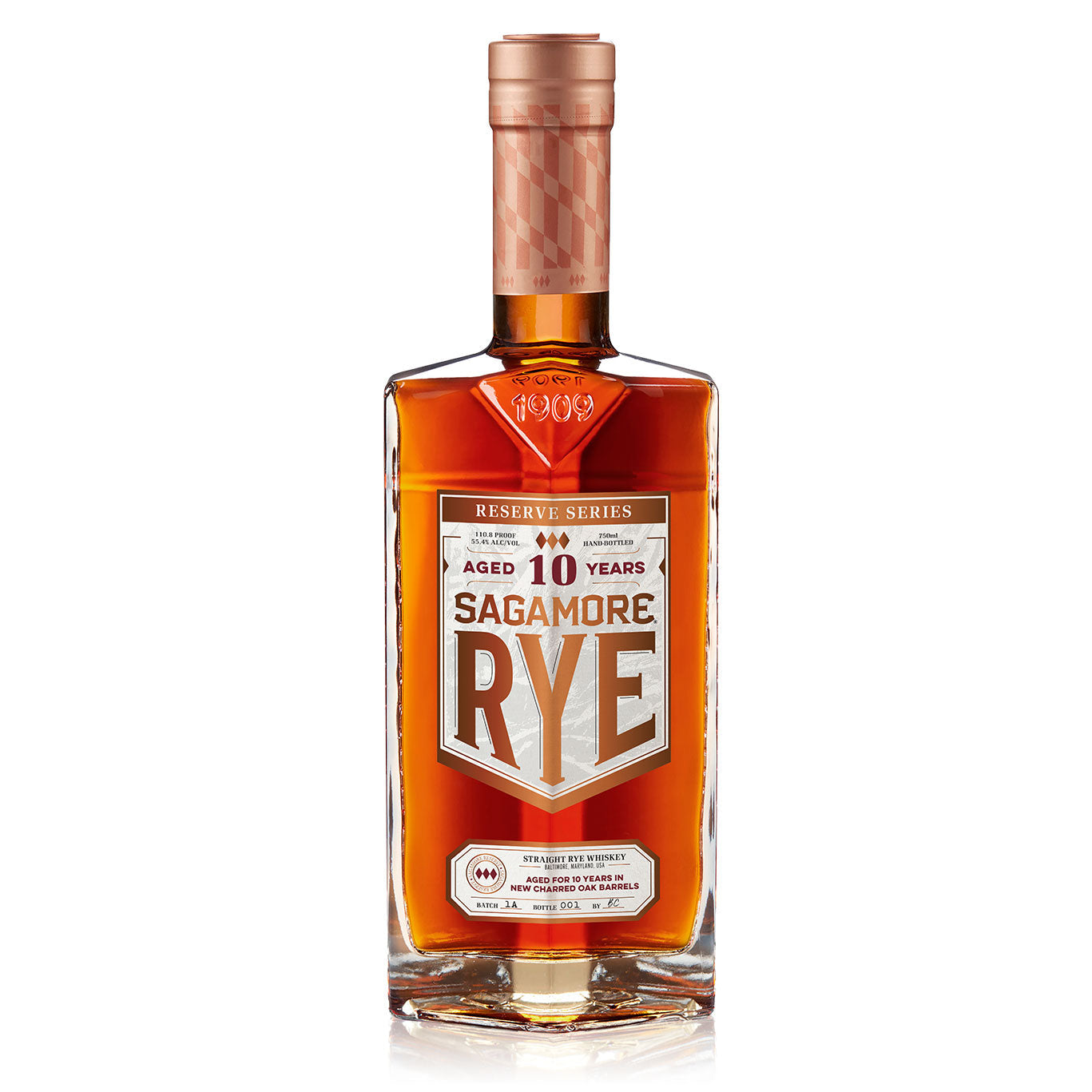Sagamore Spirit Reserve Series 10 Year Old Straight Rye Whiskey 750ml
